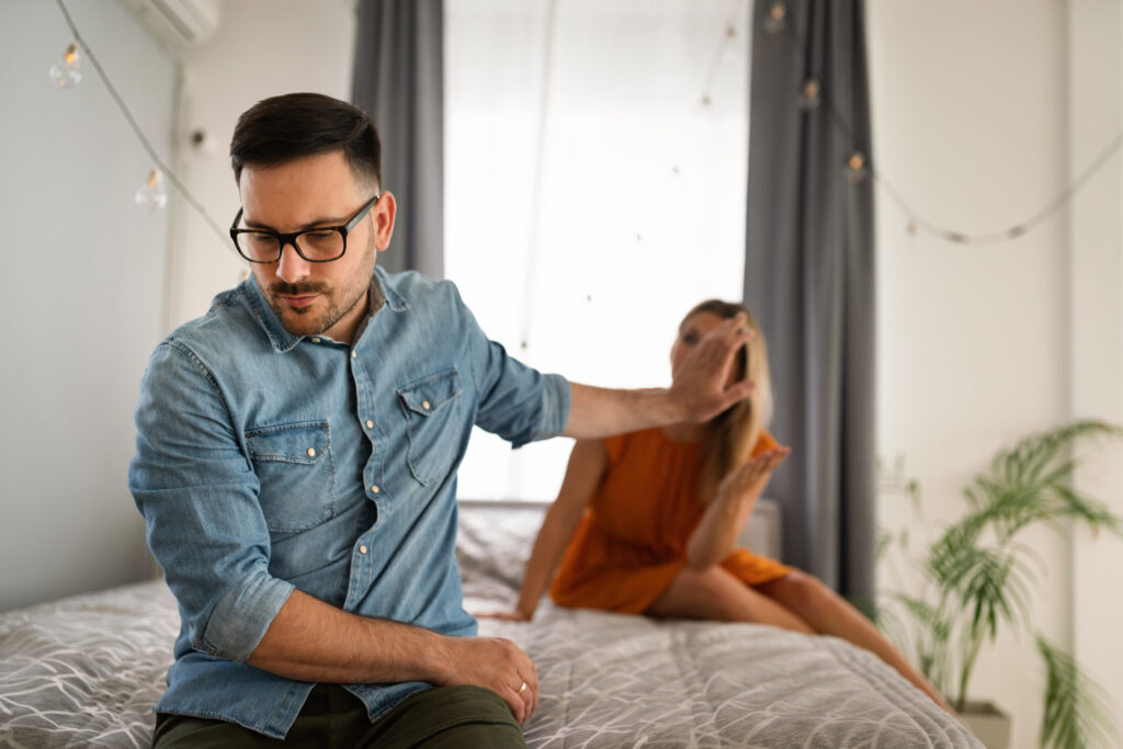 A couple experiencing an emotional breakthrough during relationship counseling representing the depth and speed of results Relationship Remedy delivers for Columbia Maryland couples